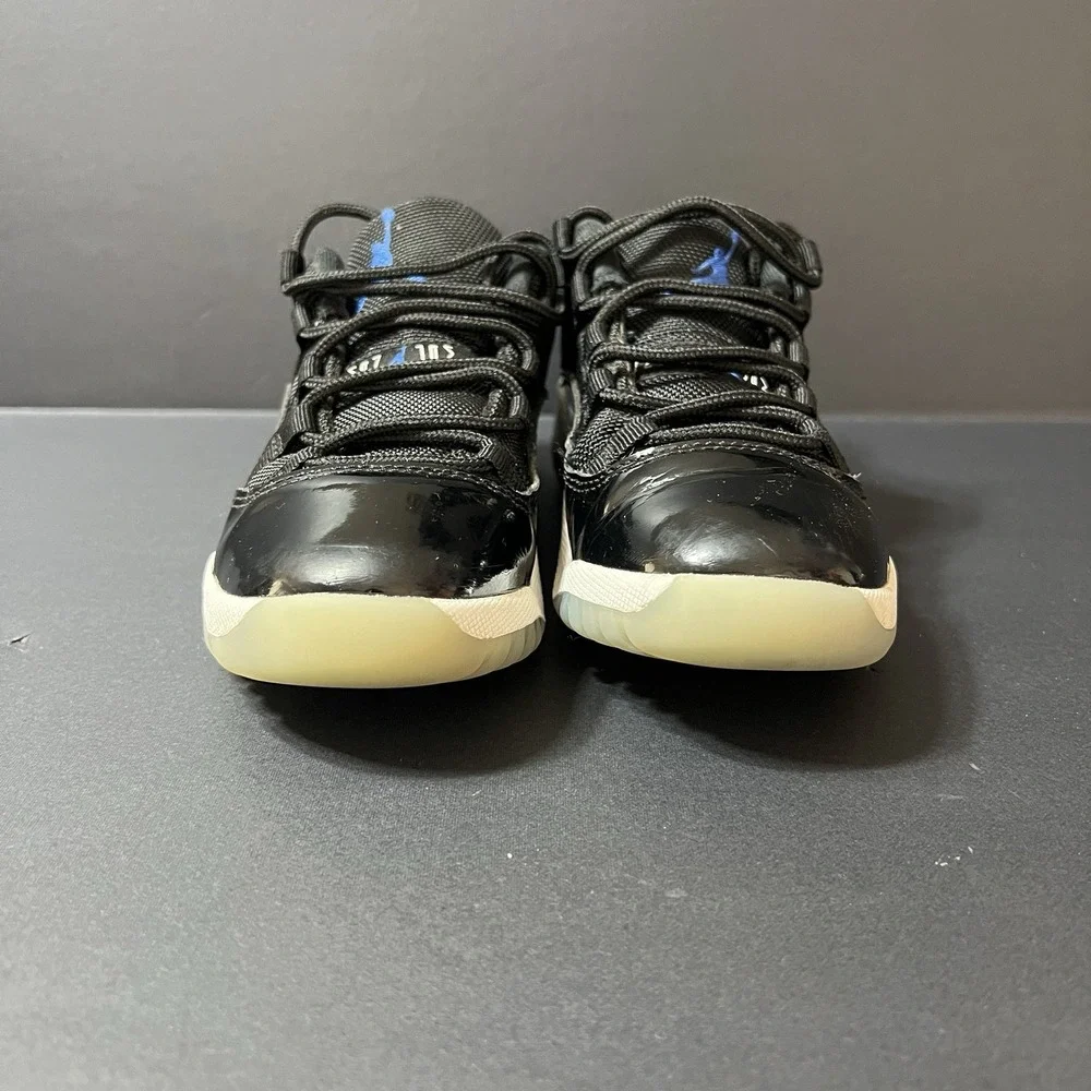 Nike Air Jordan Retro 11 Low PS Space Jam Black Shoes Sneaker Size 1Y FV5116-004